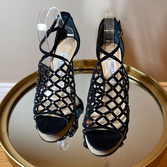 Jimmy Choo crystal embellished Donnie sz 40 - Picture 5 of 16